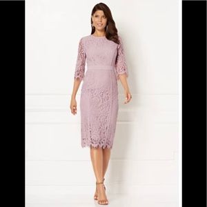 #39 Eva Mendez NY&Co Romina Lace Sheath Dress size S